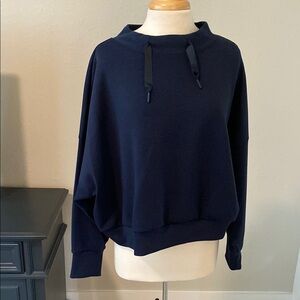Navy Blue Cozy Pullover Hoodie